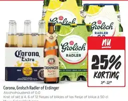 Jumbo Corona, Grolsch Radler of Erdinger aanbieding