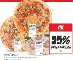 Jumbo Jumbo's pizza aanbieding
