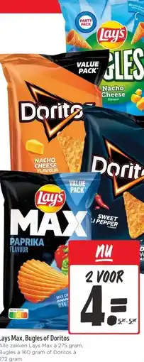 Jumbo Lays Max, Bugles of Doritos aanbieding