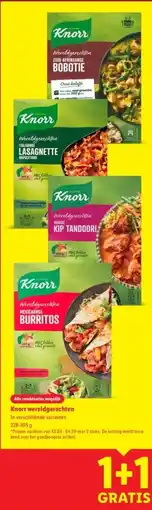 Lidl Knorr wereldgerechten aanbieding