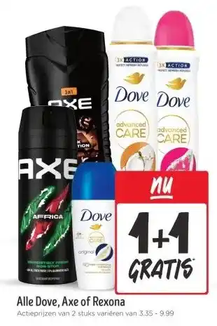 Jumbo Alle Dove, Axe of Rexona aanbieding