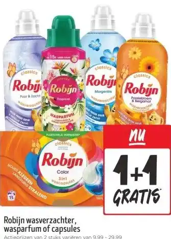 Jumbo Robijn wasverzachter, wasparfum of capsules aanbieding