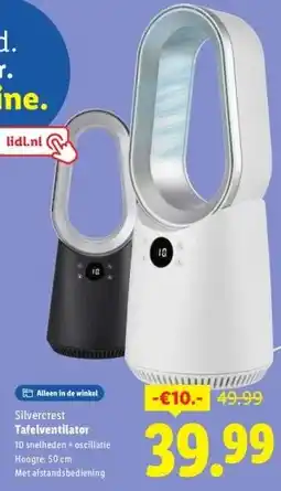 Lidl Tafelventilator aanbieding