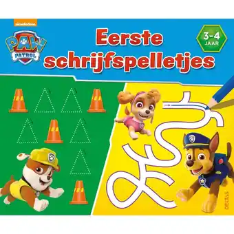 Intertoys PAW Patrol eerste schrijfspelletjes aanbieding