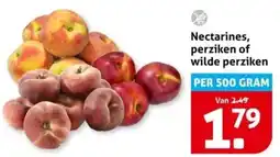 Hoogvliet Nectarines, perziken of wilde perziken aanbieding