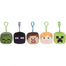 Intertoys Minecraft pluchen bag clips aanbieding