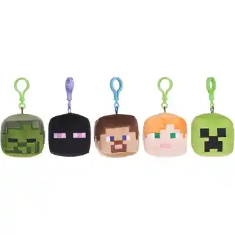 Intertoys Minecraft pluchen bag clips aanbieding