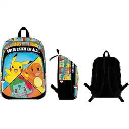 Intertoys Pokémon rugtas met 2 compartimenten - 38 x 28 x 16 cm aanbieding