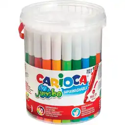 Intertoys Carioca jumbo viltstiftten set 50-delig aanbieding