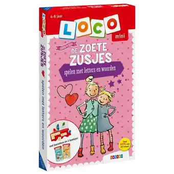 Intertoys Loco mini pakket De Zoete Zusjes spelen met letters en woorden aanbieding