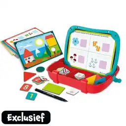 Intertoys Clementoni koffer met magnetische cijfers en vormen aanbieding