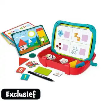 Intertoys Clementoni koffer met magnetische cijfers en vormen aanbieding