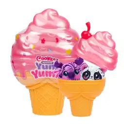 Intertoys Cookeez Makery Yum Yumz 2-pack pluchen knuffeltjes in een ijsje aanbieding