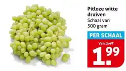 Hoogvliet Pitloze witte druiven aanbieding