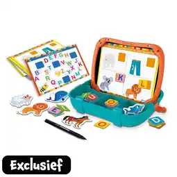 Intertoys Clementoni koffer met magnetische letters en dieren aanbieding