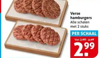 Hoogvliet Verse hamburgers aanbieding