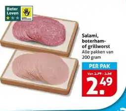 Hoogvliet Salami, boterham of grillworst aanbieding