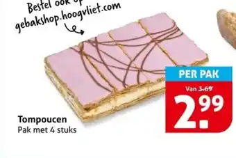 Hoogvliet Tompoucen aanbieding