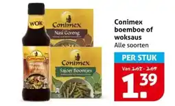Hoogvliet Conimex boemboe of woksaus aanbieding