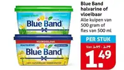 Hoogvliet Blue Band halvarine of vloeibaar aanbieding