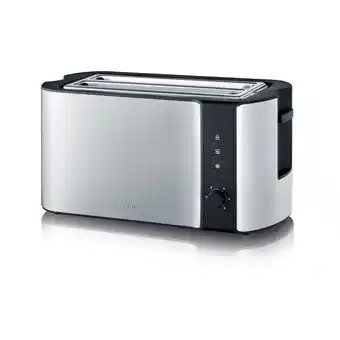 Bol.com Severin 2590 - Broodrooster - toaster - zilver/zwart aanbieding