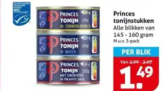 Hoogvliet Princes tonijnstukken aanbieding