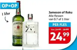Hoogvliet Jameson of Roku aanbieding