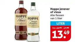Hoogvliet Hoppe jenever of vieux aanbieding
