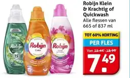 Hoogvliet Robijn Klein & Krachtig of Quickwash aanbieding