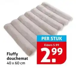 Hoogvliet Fluffy douchemat aanbieding