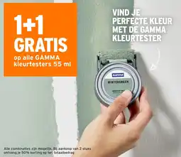 GAMMA Op alle gamma kleurtesters aanbieding