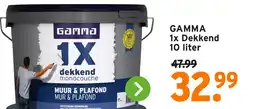 GAMMA GAMMA 1x Dekkend aanbieding