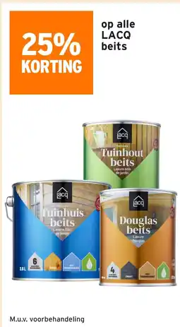 GAMMA Op alle lacq beits aanbieding