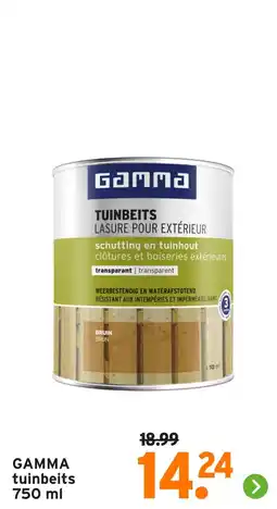 GAMMA GAMMA tuinbeits aanbieding