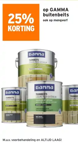 GAMMA Op gamma buitenbeits aanbieding