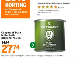 GAMMA Copperant Pura buitenbeits dekkend aanbieding