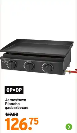 GAMMA Jamestown Plancha gasbarbecue aanbieding