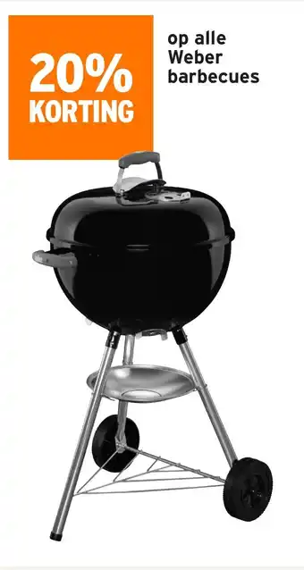 GAMMA Op alle weber barbecues aanbieding