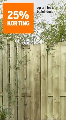 GAMMA Op al het tuinhout aanbieding