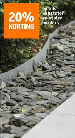GAMMA Op alle kunststof en stalen borders aanbieding