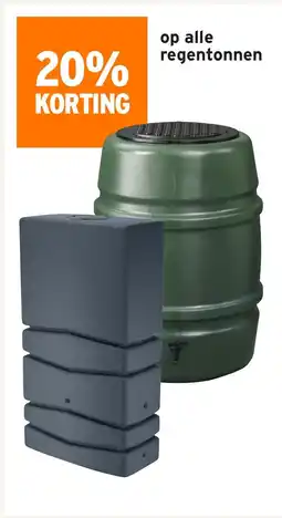 GAMMA Op alle regentonnen aanbieding
