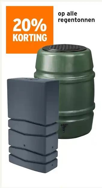 GAMMA Op alle regentonnen aanbieding