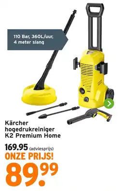 GAMMA Kärcher hogedrukreiniger K2 Premium Home aanbieding