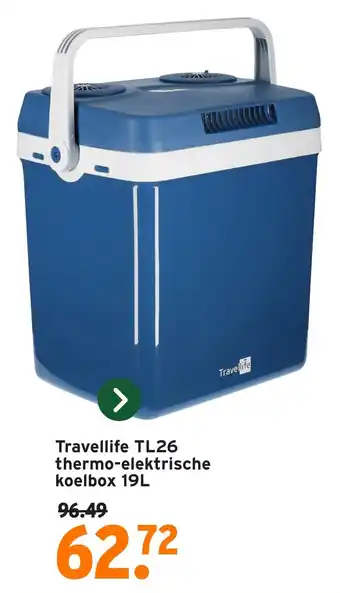 GAMMA Travellife TL26 thermo-elektrische koelbox 19L aanbieding
