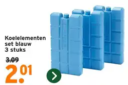 GAMMA Koelelementen set blauw aanbieding
