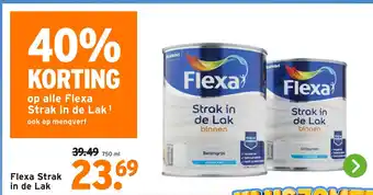 GAMMA Flexa Strak in de Lak aanbieding