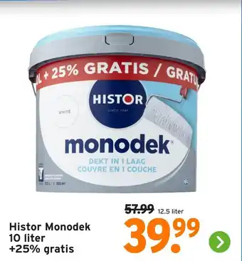 GAMMA Histor Monodek aanbieding