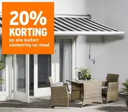 GAMMA Op alle buiten zonwering op maat aanbieding