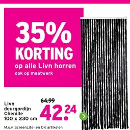 GAMMA Livn deurgordijn aanbieding