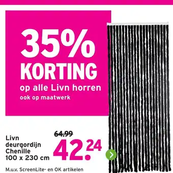 GAMMA Livn deurgordijn aanbieding